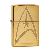 Star Trek Command Uniform Brushed Brass Zippo Lighter